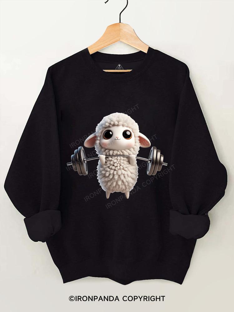 sheep Deadlift Gym Sweatshirt