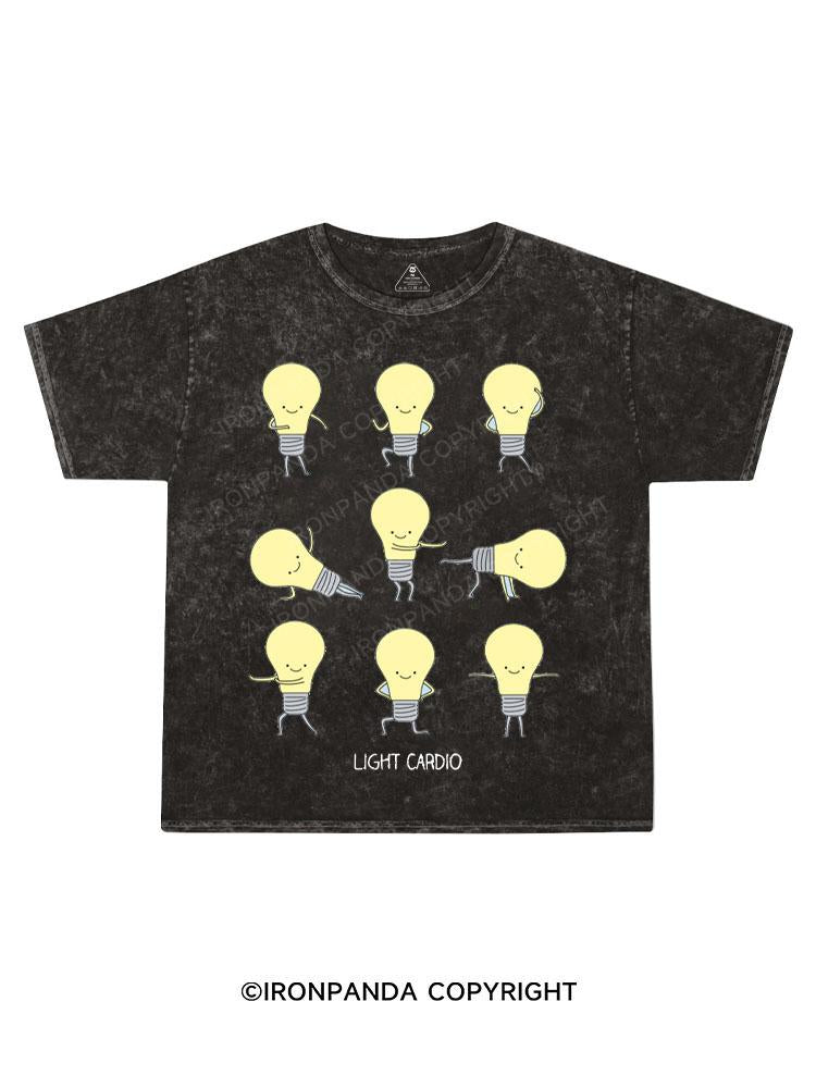 LIGHT CARDIO Kids Washed T-Shirt