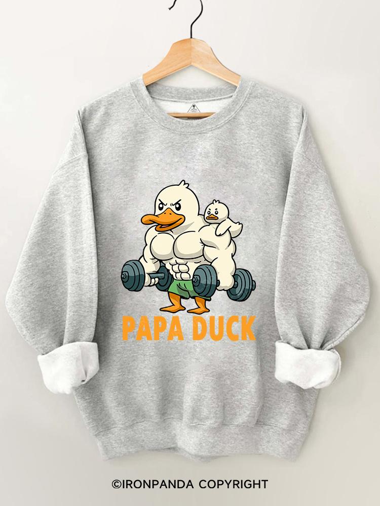 papa duck Gym Sweatshirt