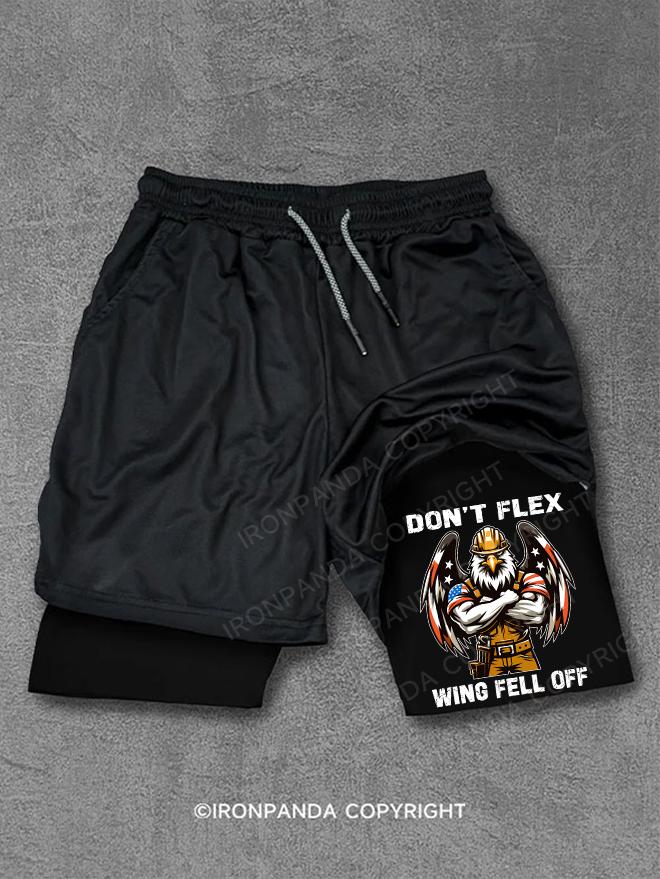 Don't flex,wing fell off Performance Training Shorts