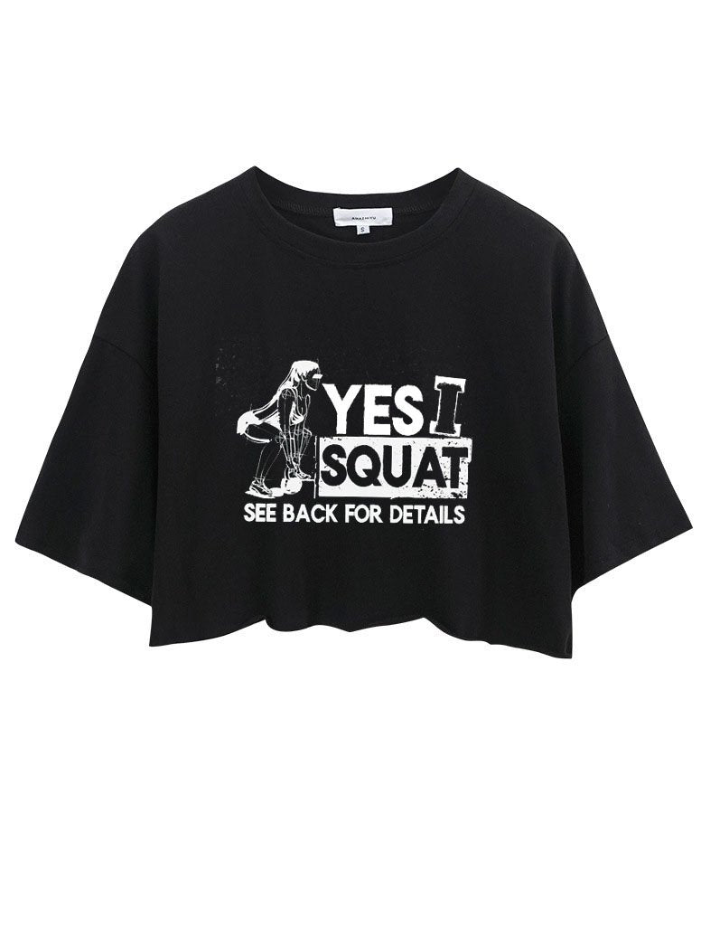 I SQUAT SEE BACK FOR DETAILS  CROP TOPS