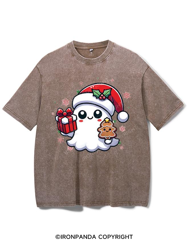 SPOOKY SPIRITS SPREADING CHRISTMAS CHEER! VINTAGE GYM SHIRT