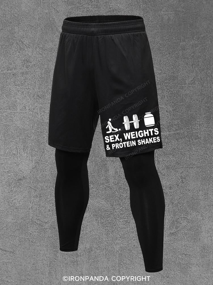 Sex, Weights, Protein Shakes Performance Training Pants