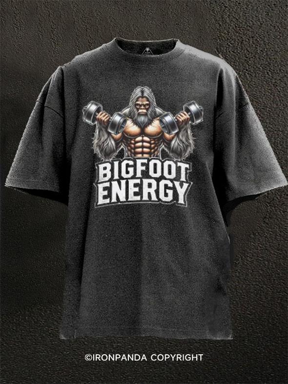 Bigfoot energy Washed Gym Shirt