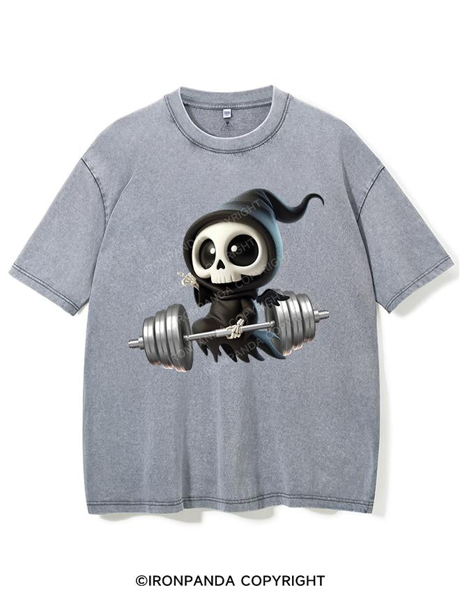 DEADLIFT WITH DEATH VINTAGE GYM SHIRT