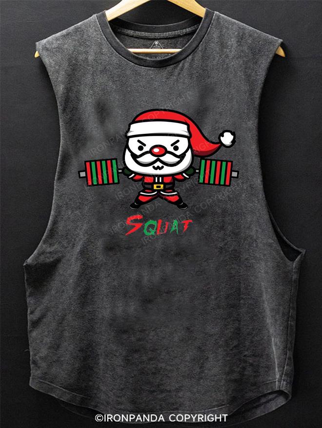 Christmas SQUAT SCOOP BOTTOM COTTON TANK