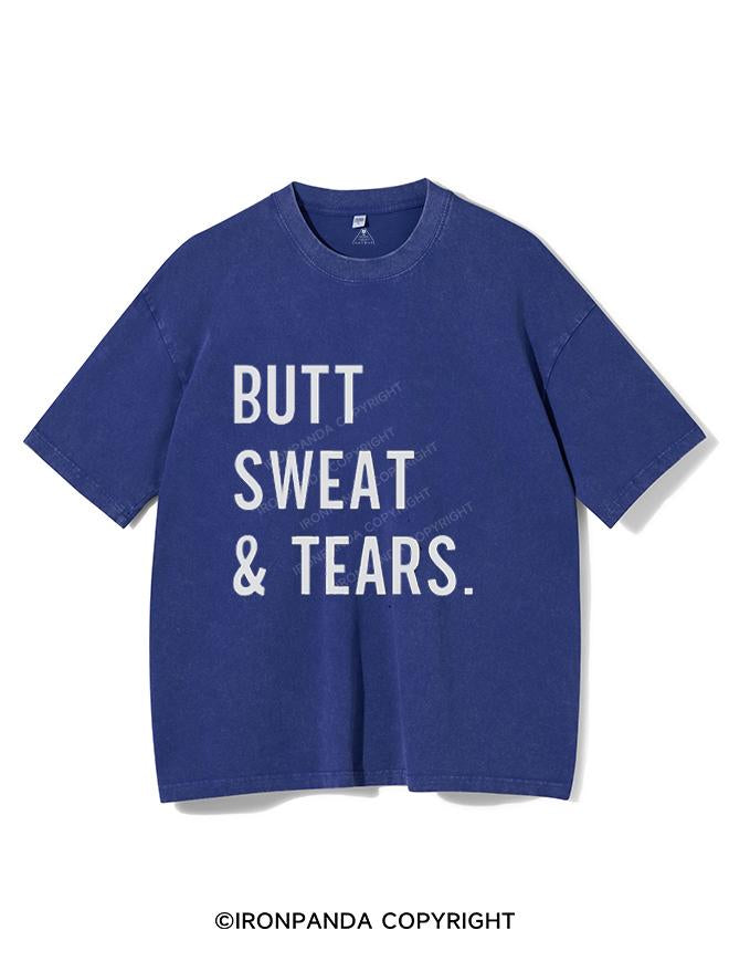 BUTT SWEAT TEARS  VINTAGE GYM SHIRT