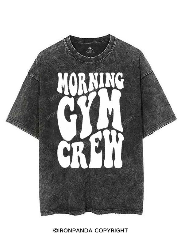 MORNING GYM CREW VINTAGE GYM SHIRT