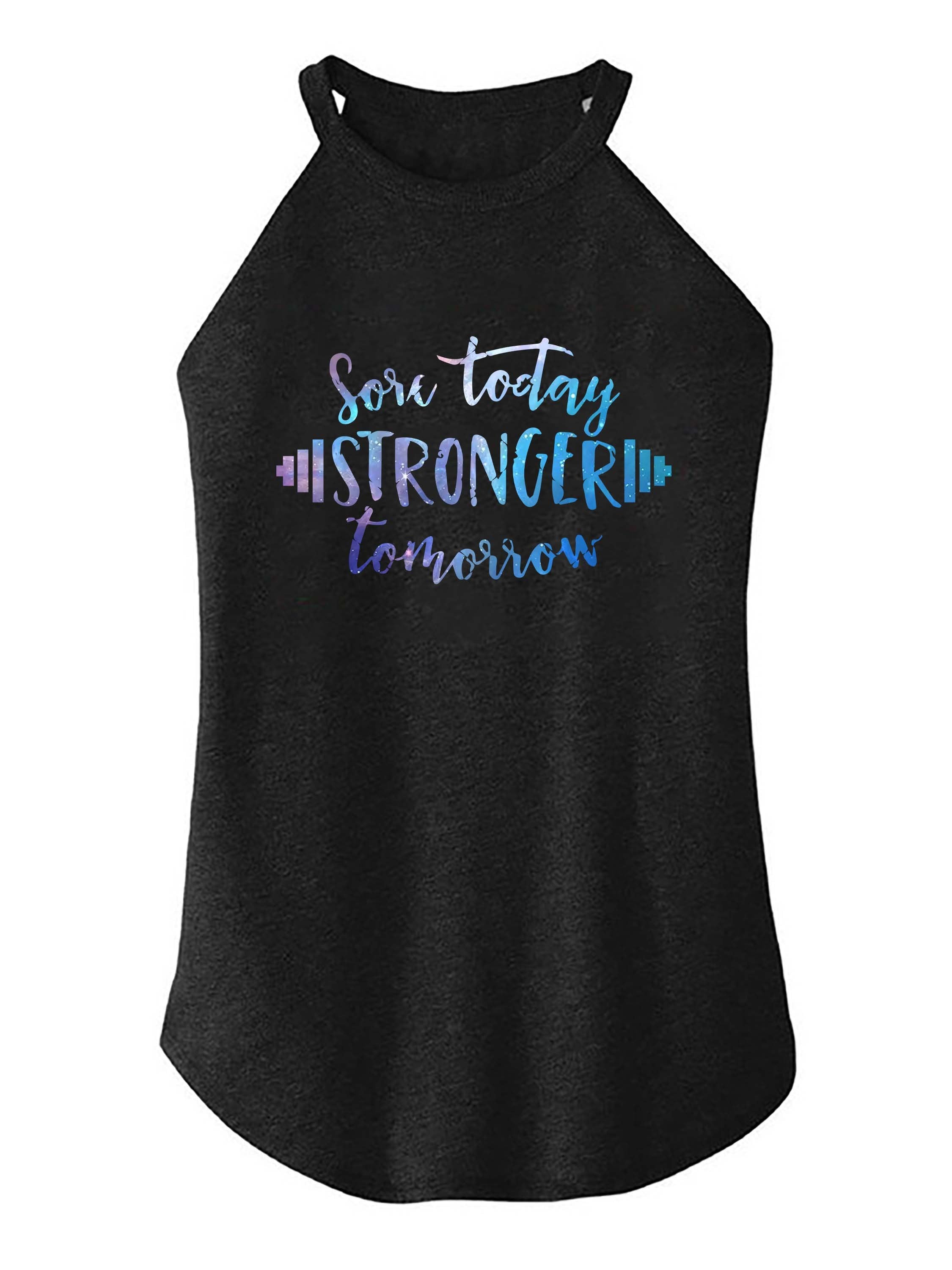 sore today strong tomorrow TRI ROCKER COTTON TANK