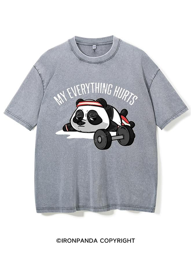 MY EVERYTHING HURTS VINTAGE GYM SHIRT