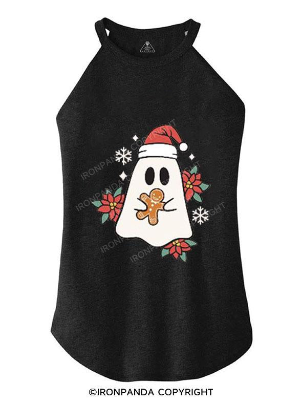 HOLLY, JOLLY HAUNTING TRI ROCKER COTTON TANK