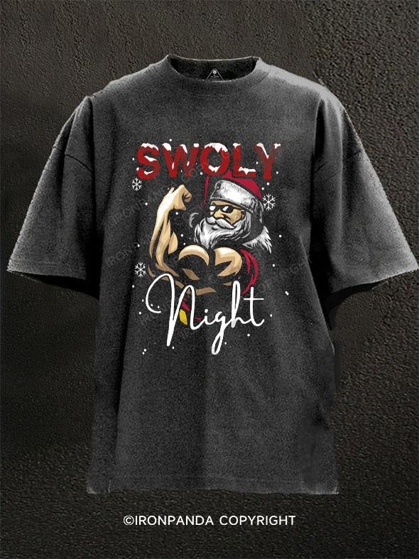 Swoly Night Washed Gym Shirt