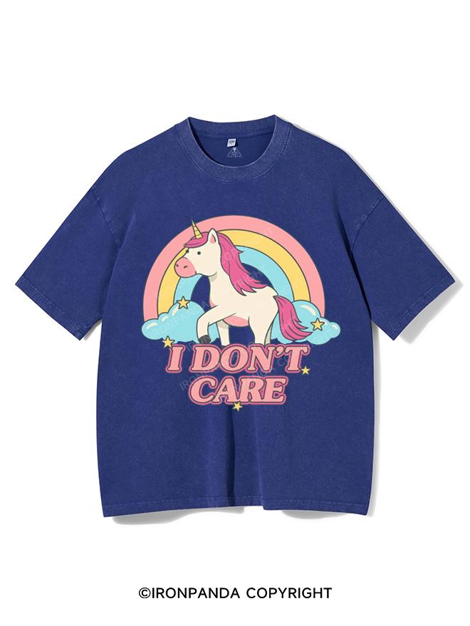 I DON'T CARE VINTAGE GYM SHIRT