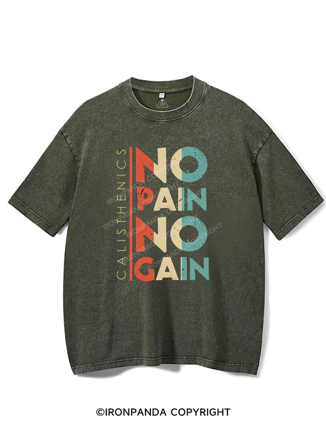 NO PAIN NO GAIN VINTAGE GYM SHIRT