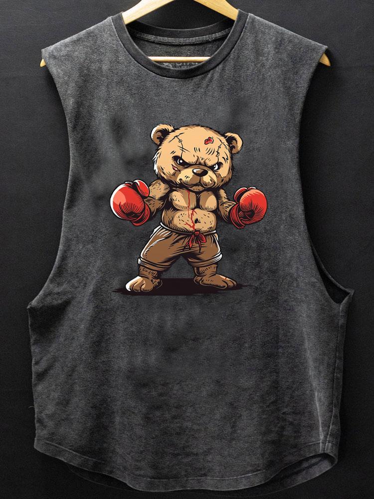 boxing bear SCOOP BOTTOM COTTON TANK