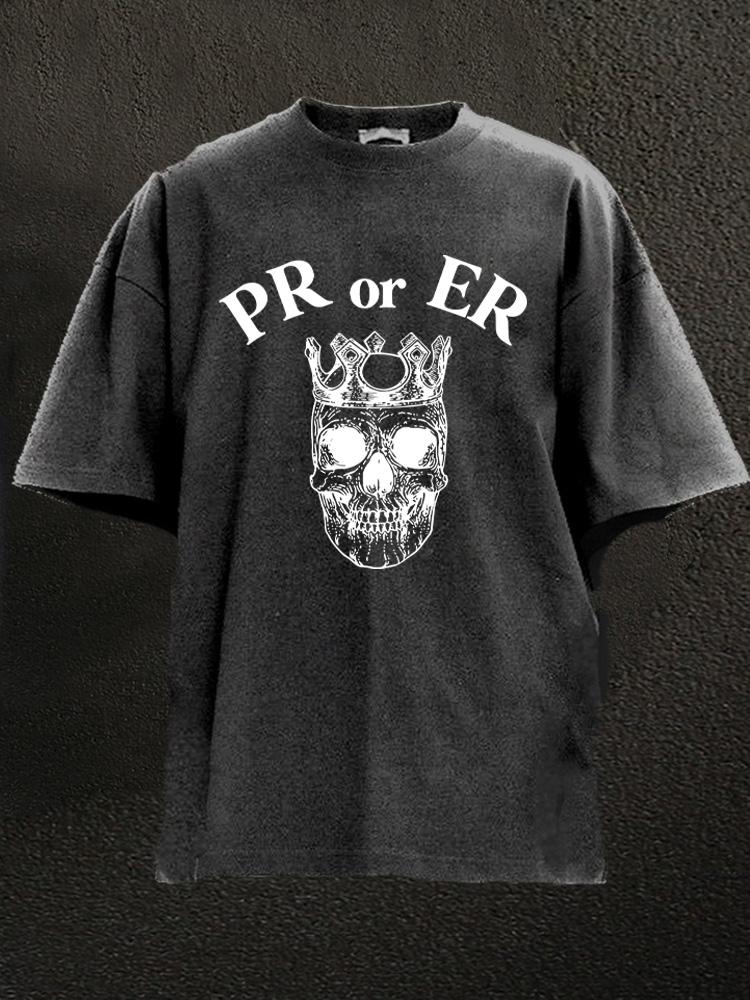 pr or er Washed Gym Shirt