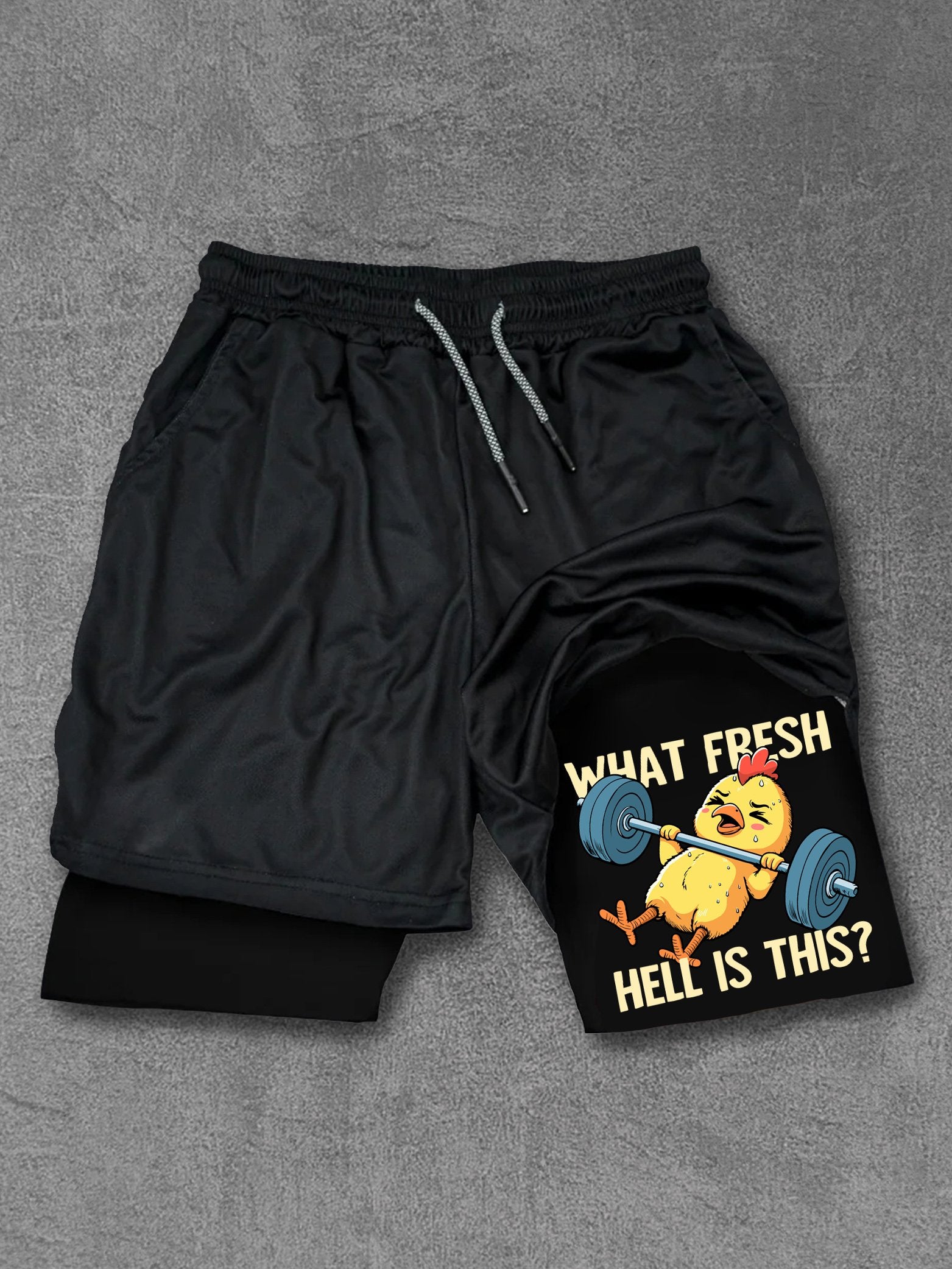 What Fresh Hell Is This Chick Performance Training Shorts