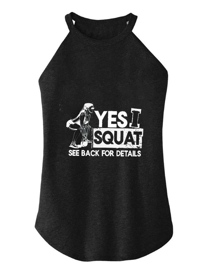 I SQUAT SEE BACK FOR DETAILS ROCKER COTTON TANK