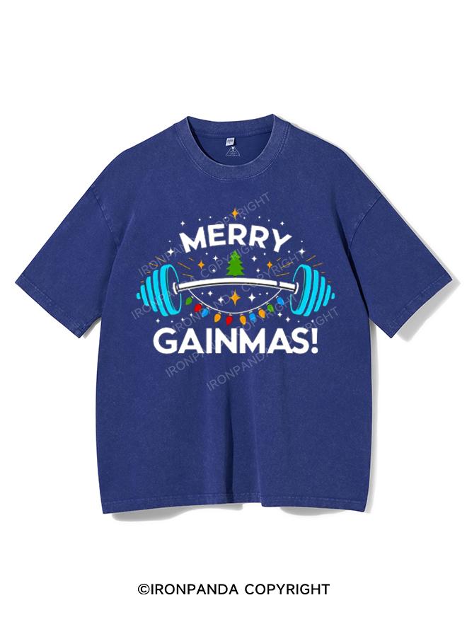 MERRY GAINMAS VINTAGE GYM SHIRT