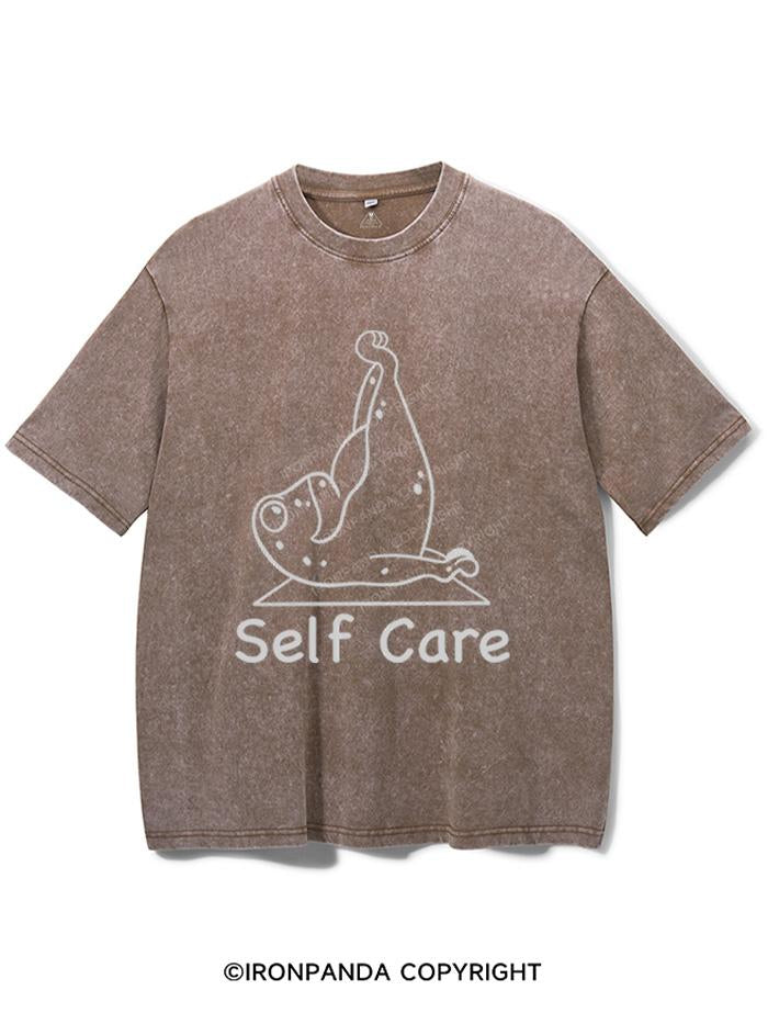 SELF CARE VINTAGE GYM SHIRT