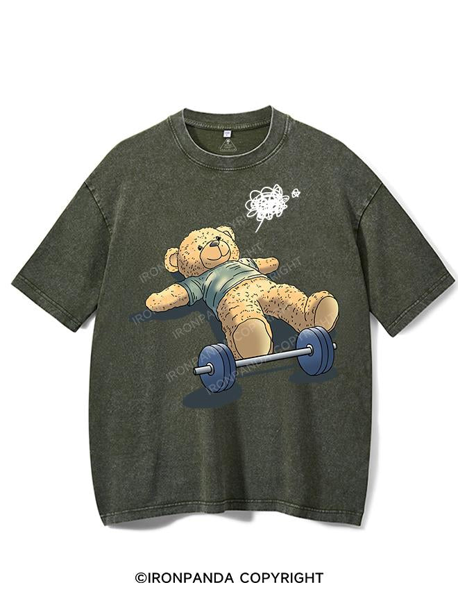 TEDDY'S BENCH HUSTLE VINTAGE GYM SHIRT