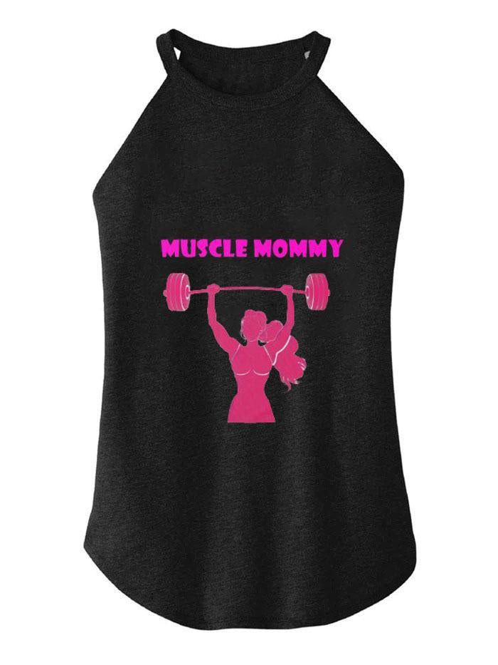 MUSCLE MOMMY ROCKER COTTON TANK