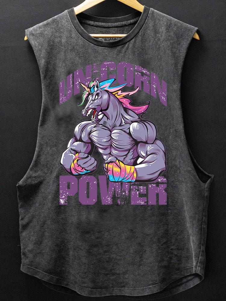 Unicorn Power SCOOP BOTTOM COTTON TANK