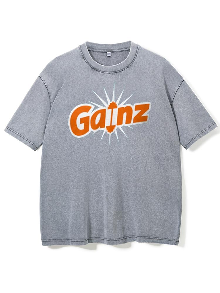 Gainz Washed Gym Shirt