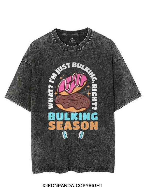 BULKING SEASON VINTAGE GYM SHIRT