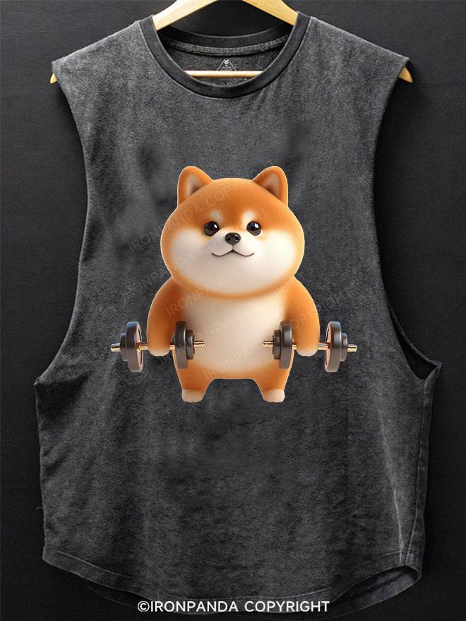 Stronger shiba SCOOP BOTTOM COTTON TANK