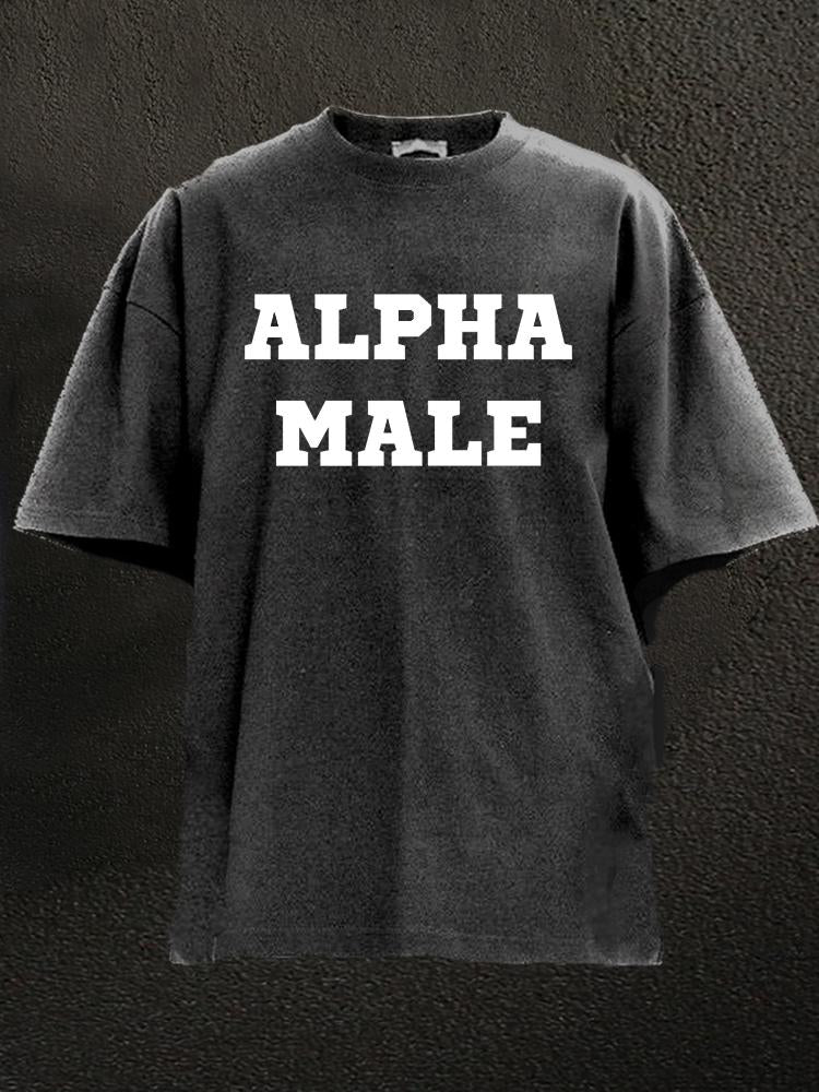 Alpha Male Washed Gym Shirt