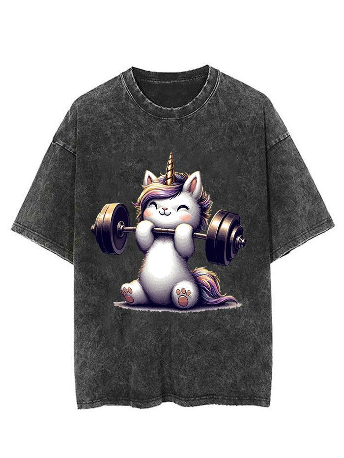 Unicorn Weightlifting vintage Gym Shirt