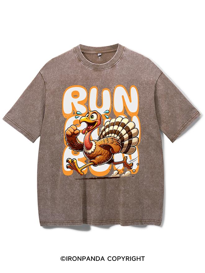 RUN RUN RUN TURKEY VINTAGE GYM SHIRT