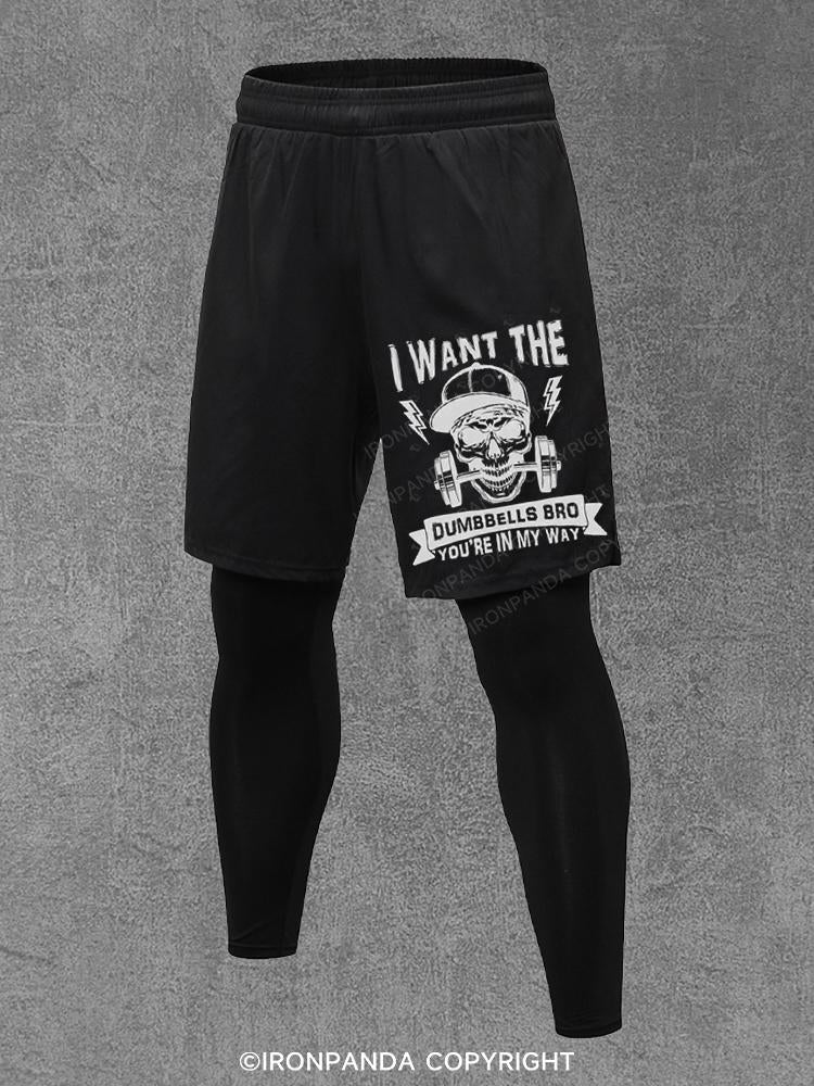 I WANT THE DUMBBELLS BRO Performance Training Pants