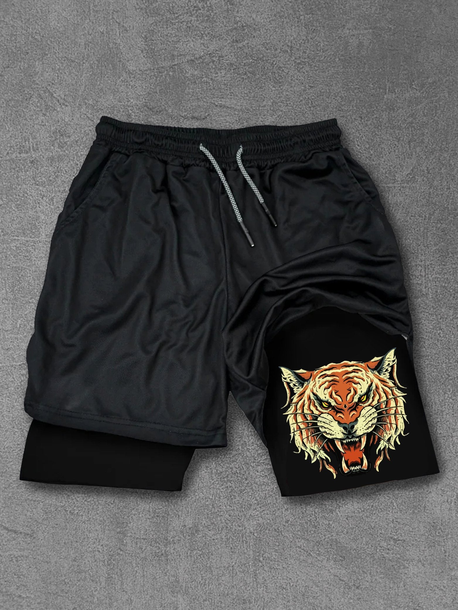 Tiger Head Performance Training Shorts