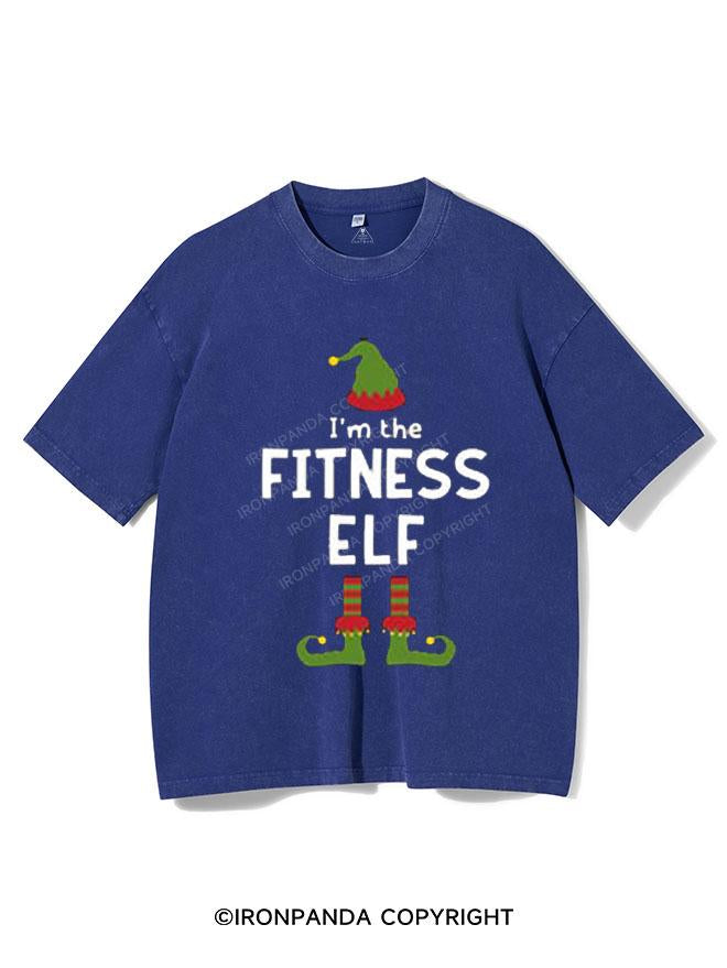 I'M THE FITNESS ELF VINTAGE GYM SHIRT