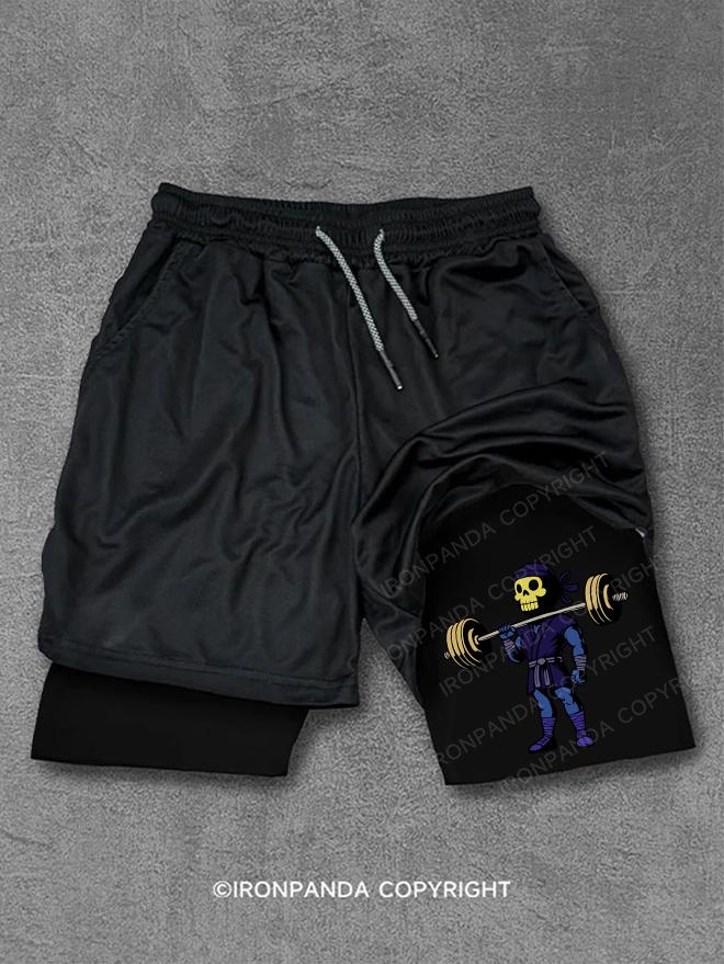 skeleton deadlift  Performance Training Shorts