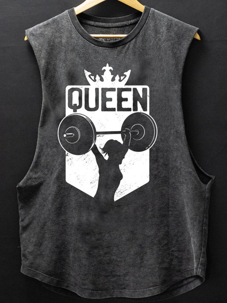 The Queen Scoop Bottom Cotton Tank