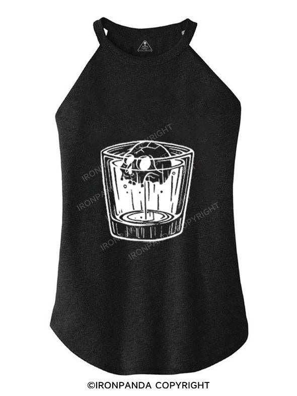 SKELETON ICE WATER TRI ROCKER COTTON TANK