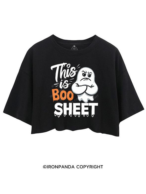 THIS IS BOO SHEET CROP TOPS