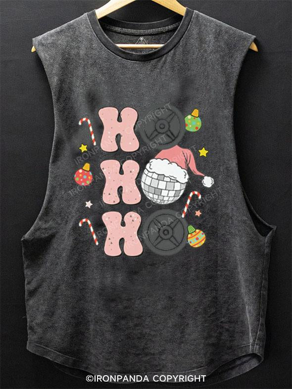 HO HO HO SCOOP BOTTOM COTTON TANK