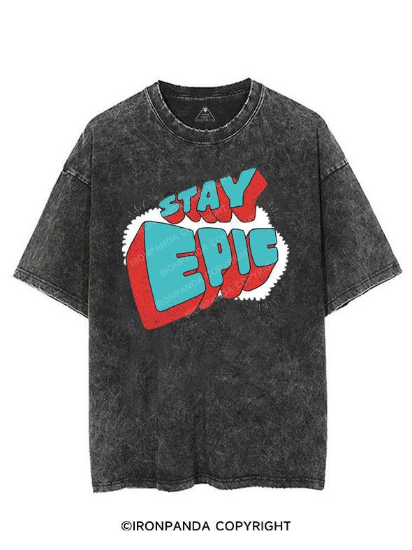 STAY EPIC VINTAGE GYM SHIRT