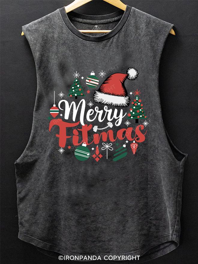 merry fitness SCOOP BOTTOM COTTON TANK