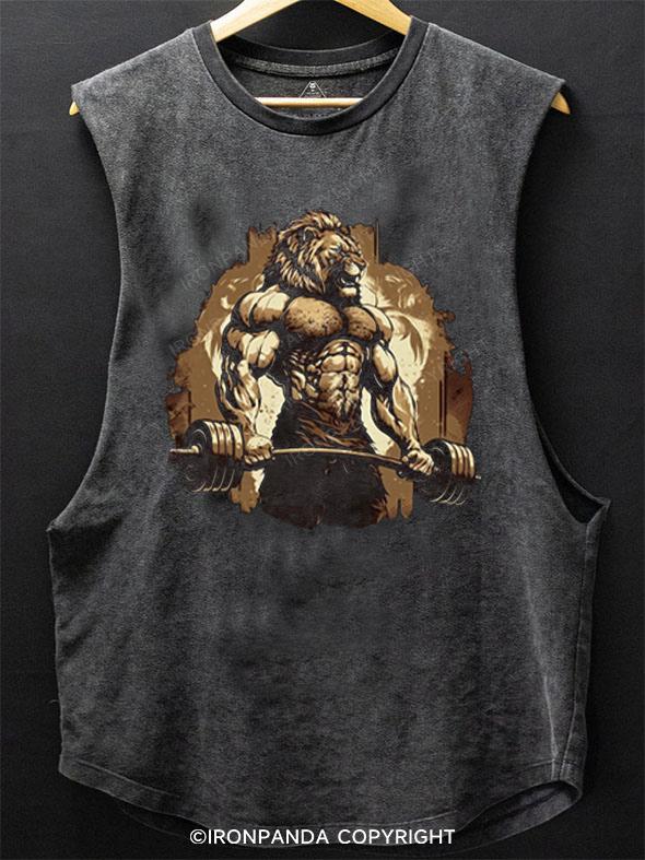 Lion Deadlift SCOOP BOTTOM COTTON TANK