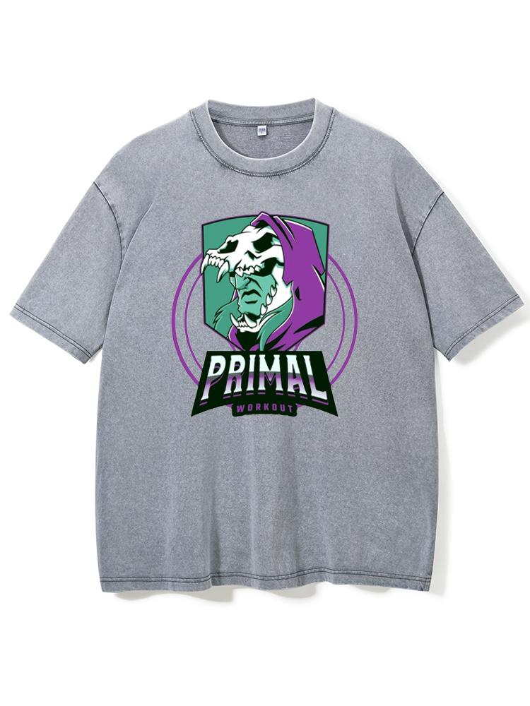 PRIMAL WORKOUT Washed Gym Shirt