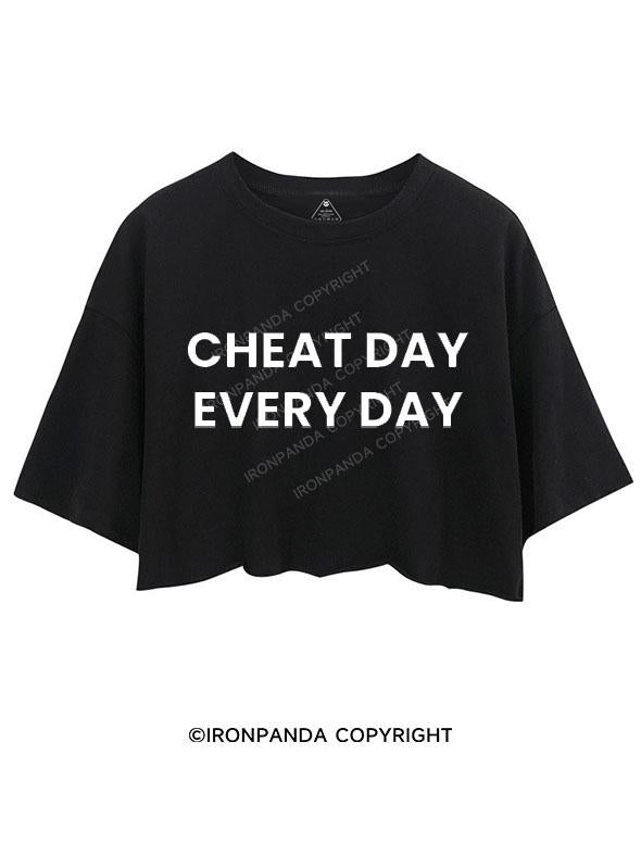 CHEAT DAY EVERY DAY CROP TOPS