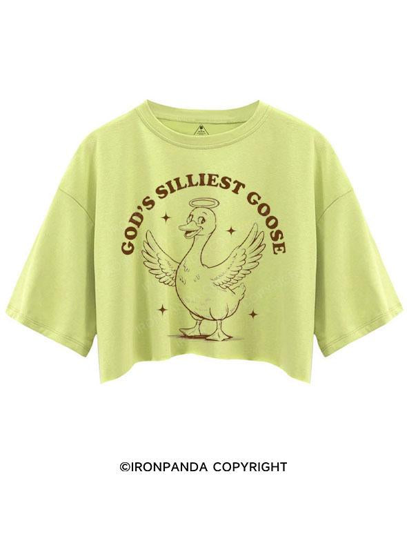 GOD'S SILLIEST GOOSE CROP TOPS