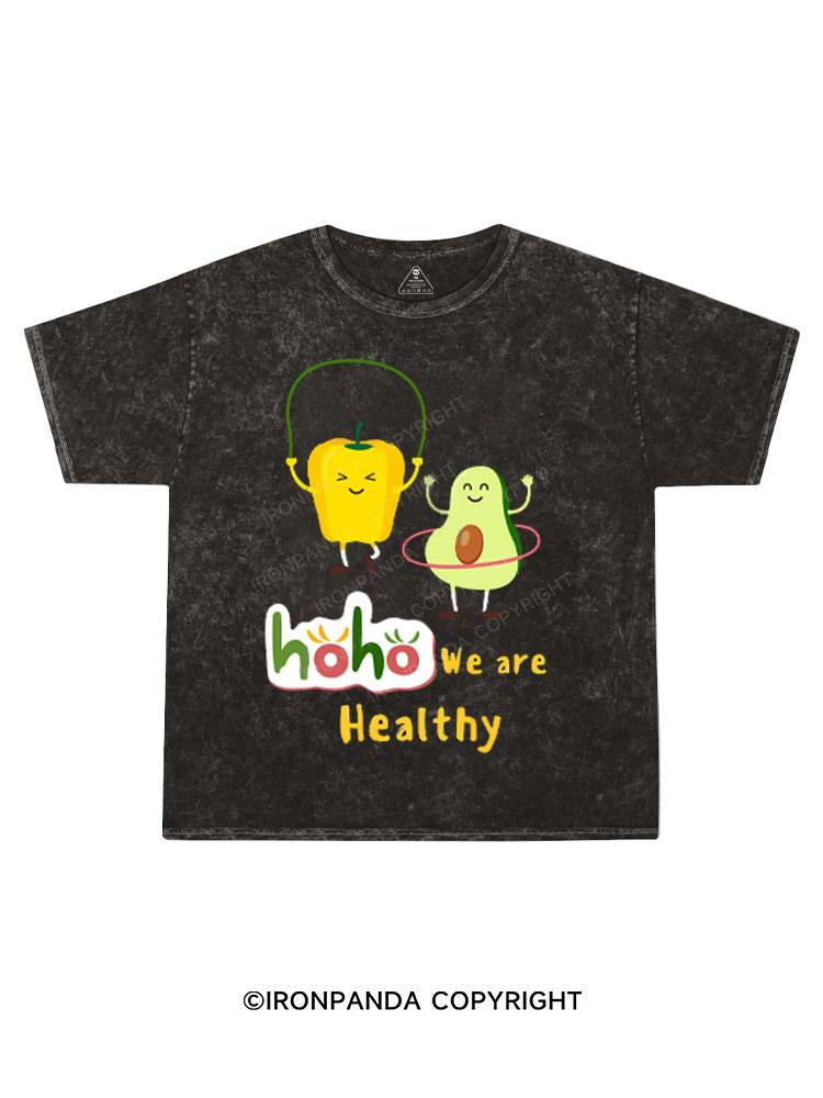 Healthy veggies Kids Washed T-Shirt