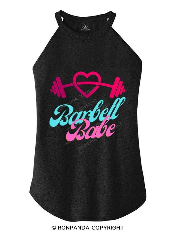 BARBELL BABE TRI ROCKER COTTON TANK