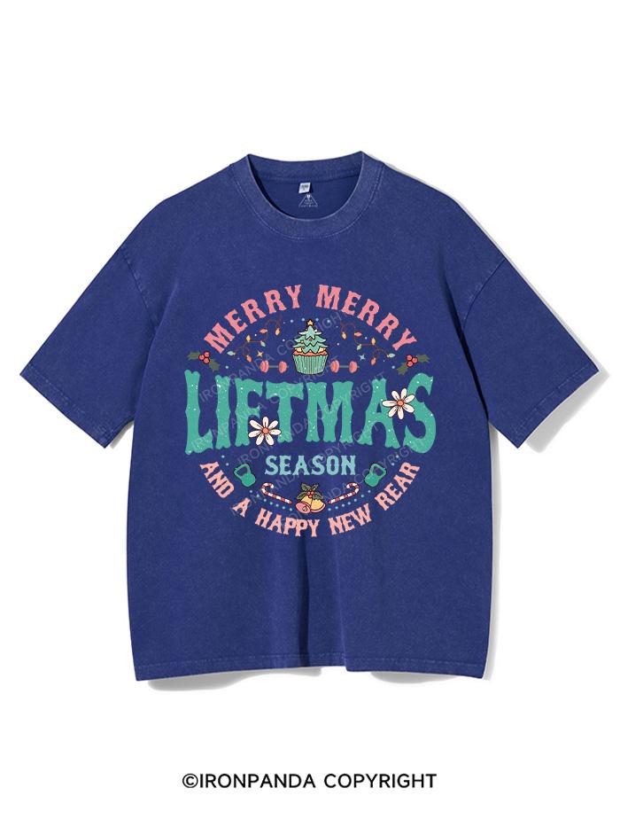 MERRY LIFTMAS VINTAGE GYM SHIRT